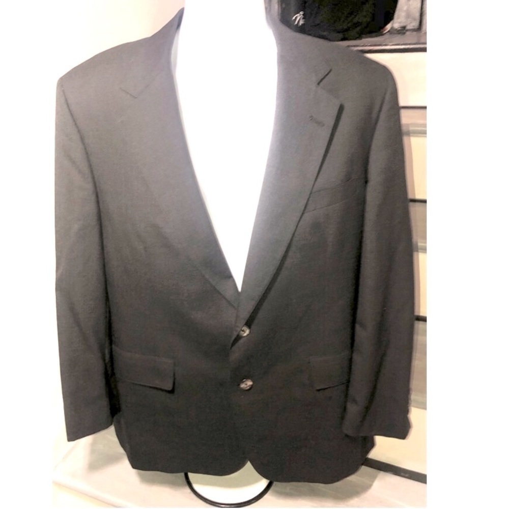 Brooks brothers wool blazer dark gray size 43 regular